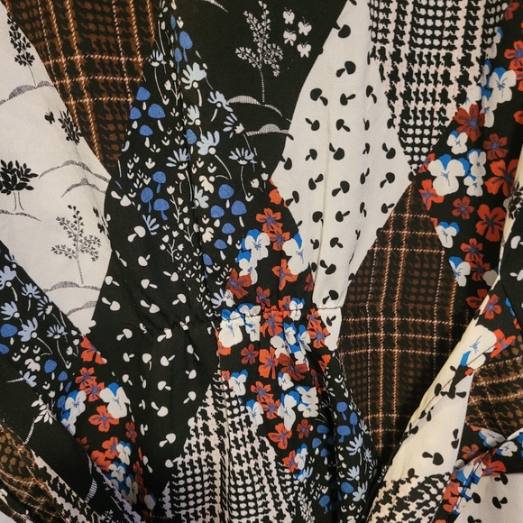 Tommy Hilfiger button up patchwork shirt size M - Picture 12 of 14